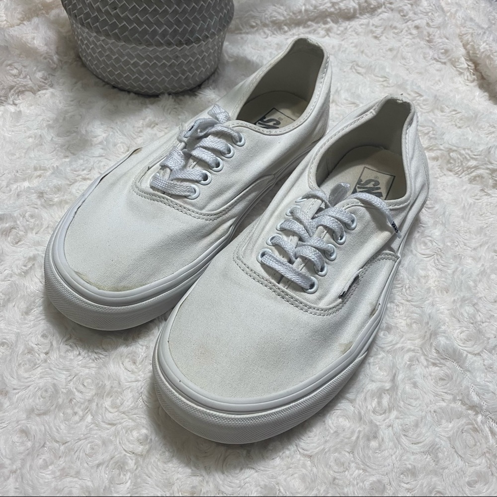 White authentic style vans